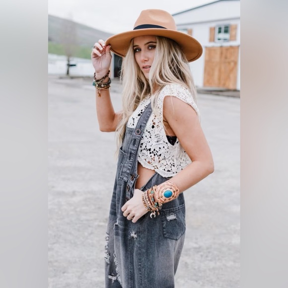 HIGH HOPES SLOUCHY DENIM OVERALLS size Small - Picture 6 of 6